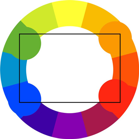 Rectangular (or Tetradic) Colors